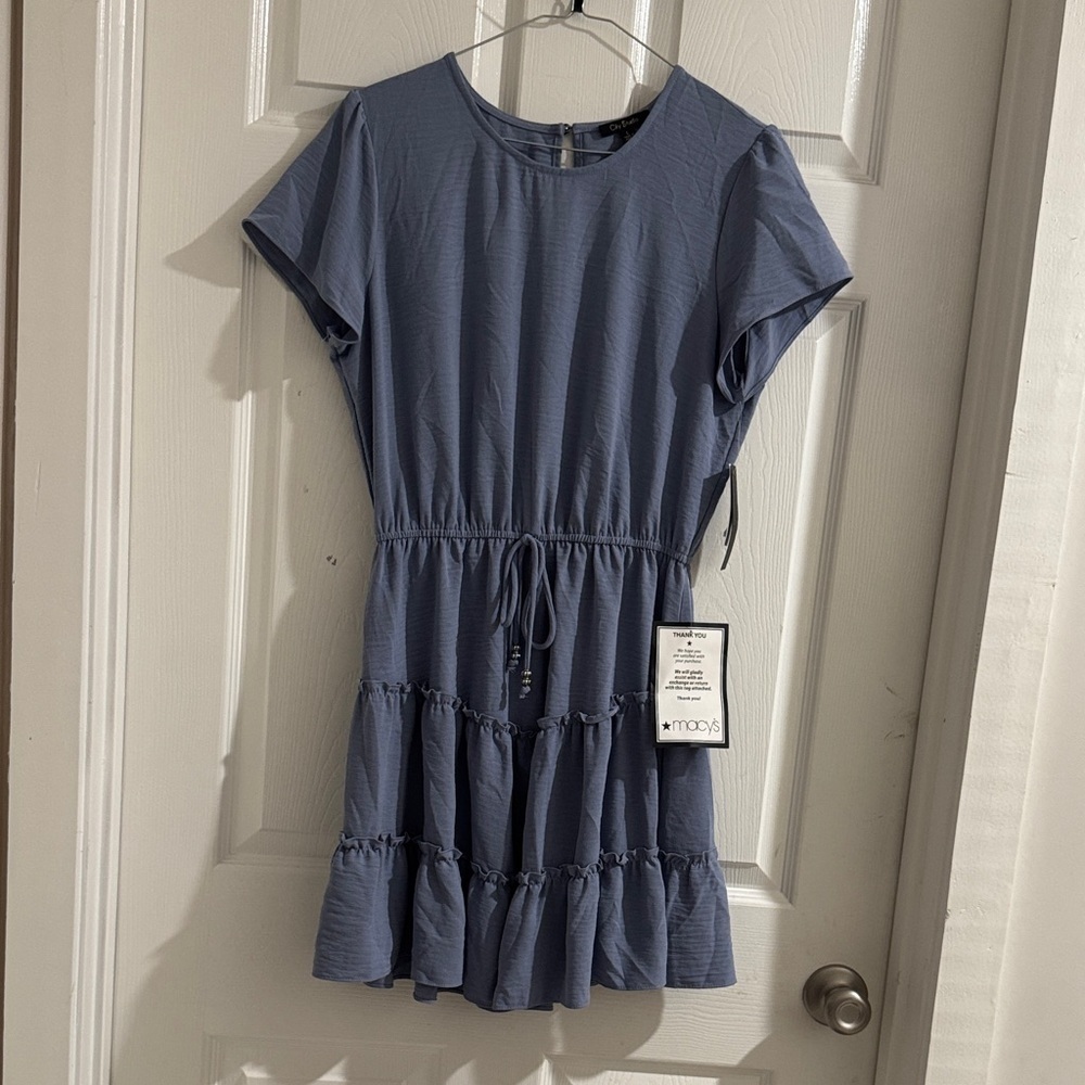 City Studio Blue Midi Dress - Picture 9 of 9